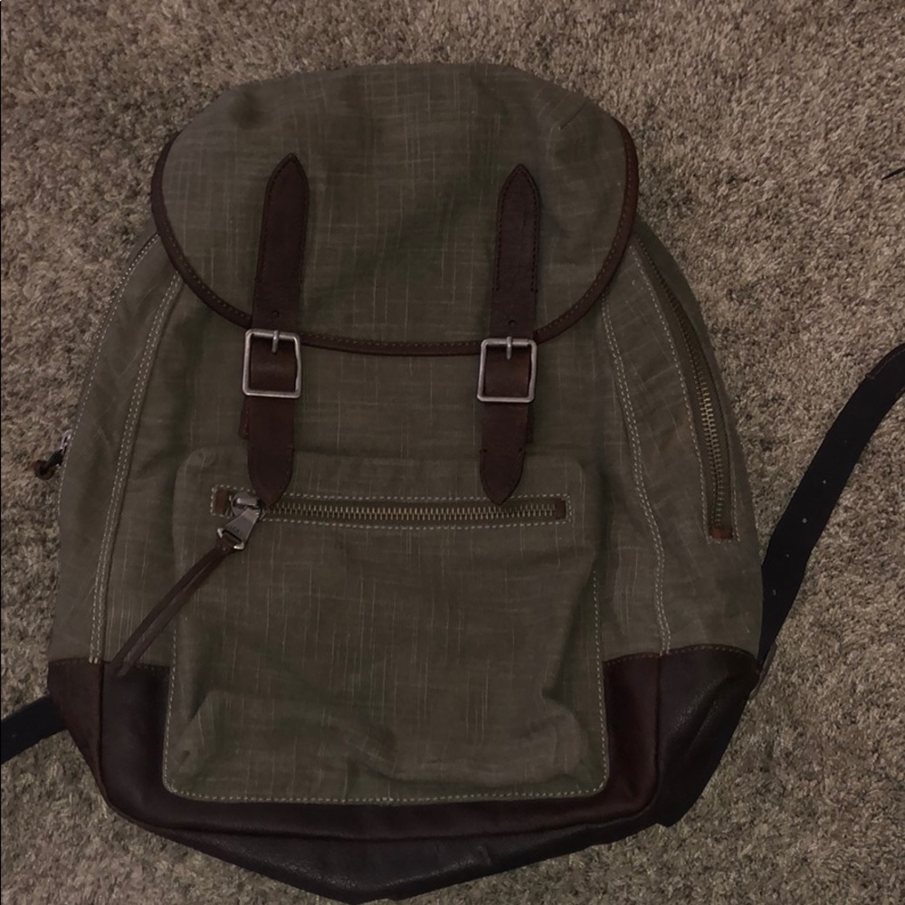 Grey backpack